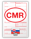 Międzynarodowy list przewozowy CMR (english & slovenčina)